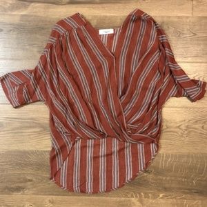 CJLA Wrap blouse